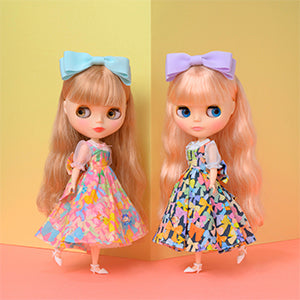 Junie Moonプロデュース Dear Darling fashion for dolls から新アイテム「リボン柄ワンピースセット」が発売です！