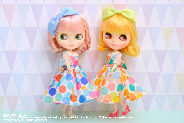 Balloon Pattern Dress Set” is now available from “Dear Darling Fashion for Dolls” produced by Junie Moon.