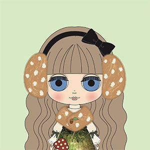 Here is the illustration of the next Neo Blythe "Dear Forest Deer”