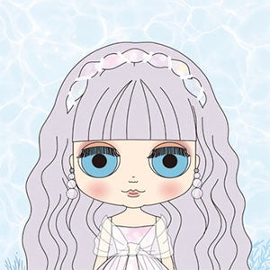 We are pleased to announce the illustration of the CWC exclusive 22nd Anniversary Neo Blythe "Aurella Amphitrite”