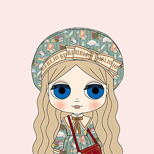 Neo Blythe's "Kendra the Bibliophile" Illustration Announcement.