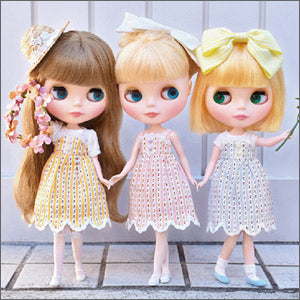 From Junie Moon’s Dear Darling fashion for dolls, Hem Scallop One Piece dresses are coming!