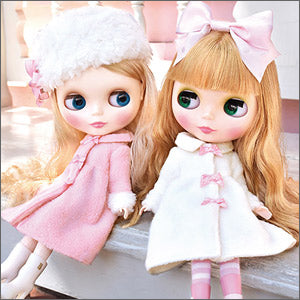 The Ribbon Flare Coat, coming to you soon from Dear Darling fashion for dolls!