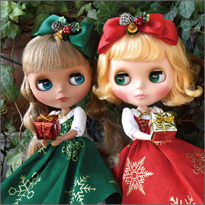 From Dear Darling fashion for dolls, a new Christmas dress set! Deck the Halls coming soon!