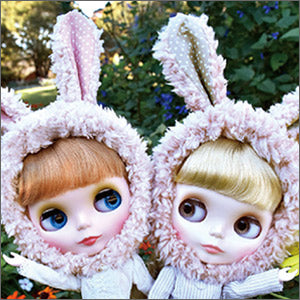 Hop into the new year with Dear Darling fashion for Dolls “Bunny Hop” hood!