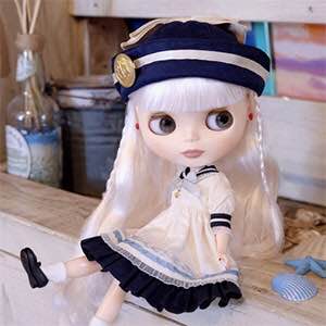 New colors of the new item “Sailor Set” from Dear Darling fashion for dolls produced by Junie Moon are now available!