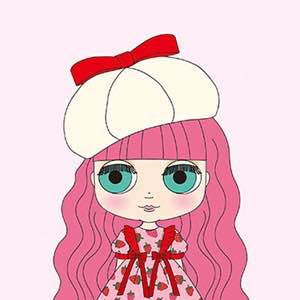 Neo Blythe “Heavenly Strawberry” design illustration is here!