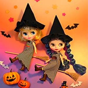 A new item “Witch Hat” from Dear Darling fashion for dolls produced by Junie Moon is now on sale!