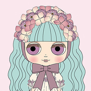 Neo Blythe "Flowergirl of Happiness" Illustration Reveal