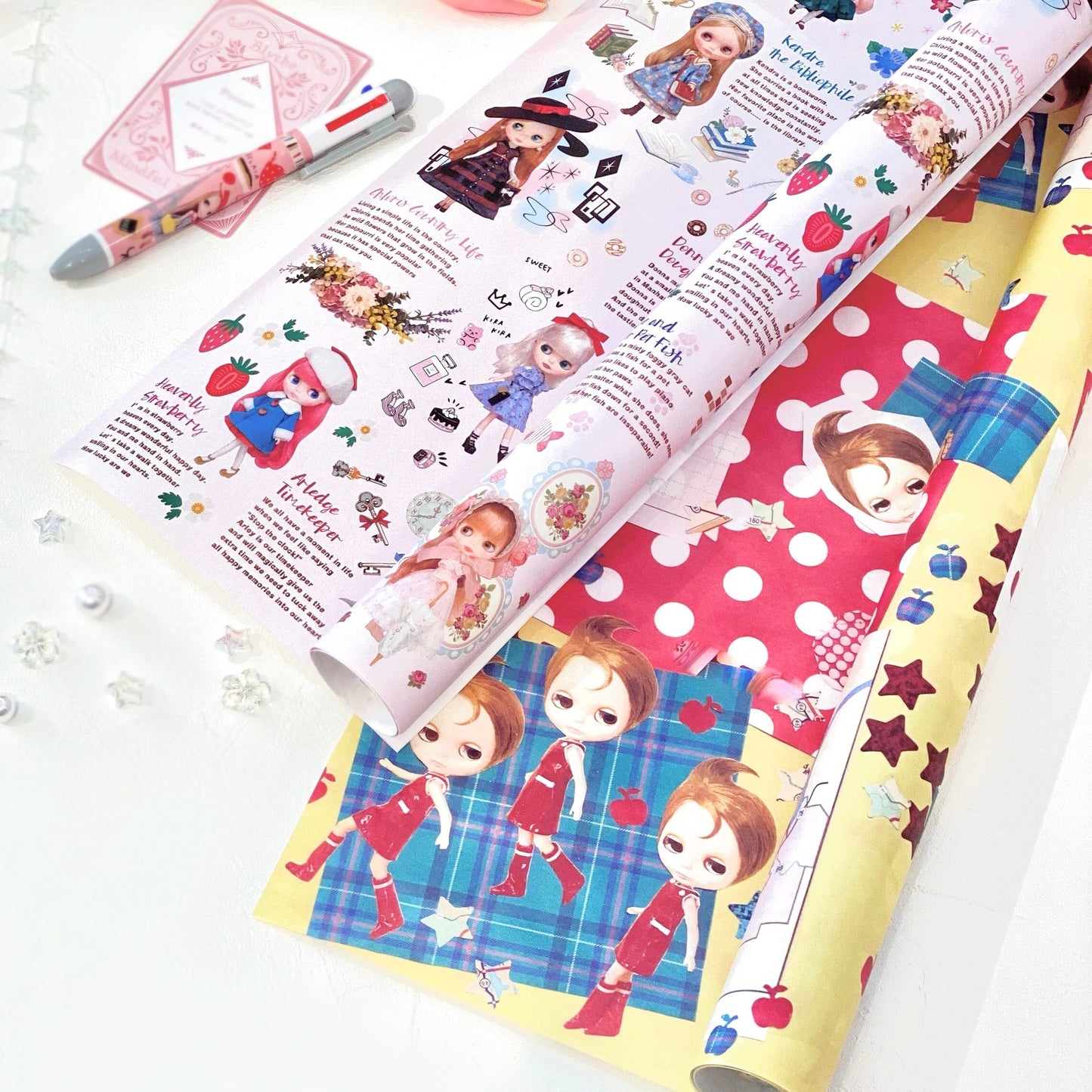 NEW! Blythe Wrapping Paper Set