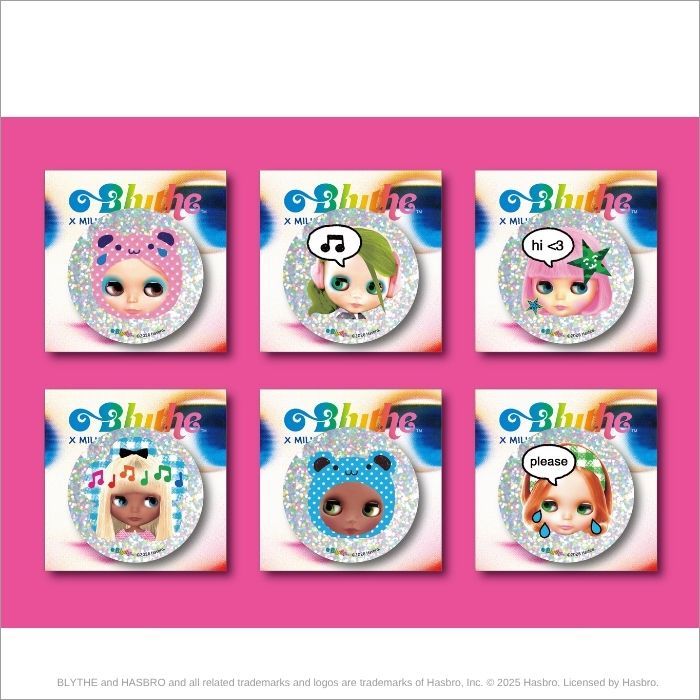 6月新商品「ブライスぷくぷく缶バッジ」のお知らせです。