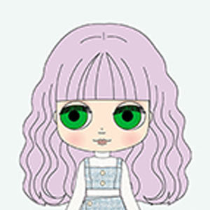 Neo Blythe "Lavendula Babe" Illustration Announcement.