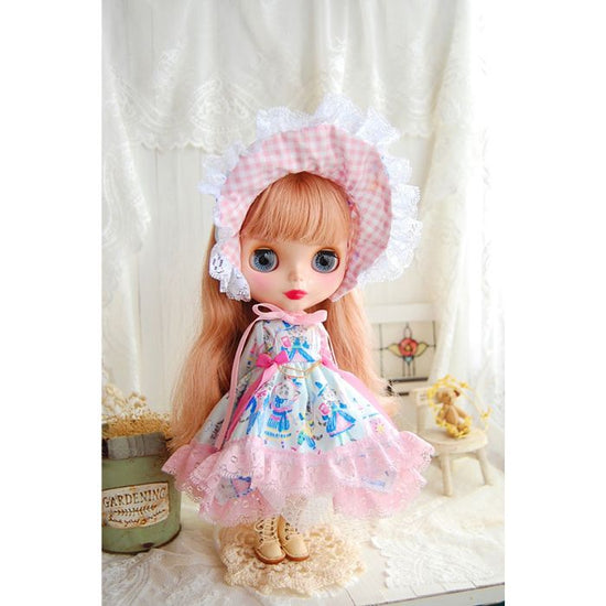 Dress Set (Neo Blythe size) "Cat's Dance Dress Set (light blue)" by TIROL