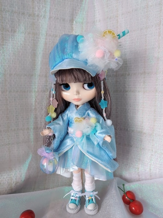 ドレスセット（ネオブライスサイズ）「ソーダフロート〜レモン〜」by あっＰ〜彩色工房〜
