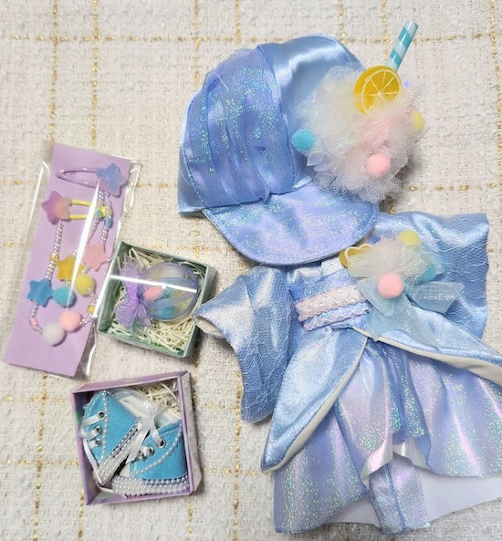 ドレスセット（ネオブライスサイズ）「ソーダフロート〜レモン〜」by あっＰ〜彩色工房〜