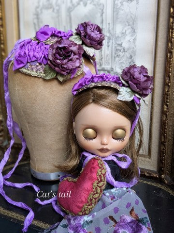 Dress set (Neo Blythe Size) "Classical flower headdress" by Cat's tail