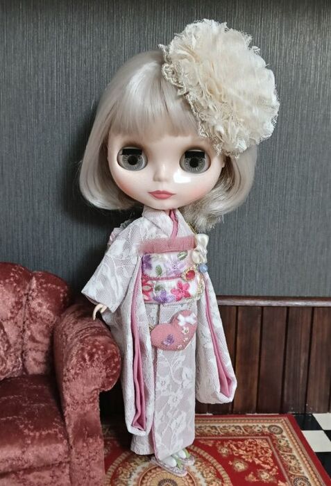 Dress set (Neo Blythe Size) “In Love with Lace” by 夢人屋呉服店 (Yumetoya Gofukuten)