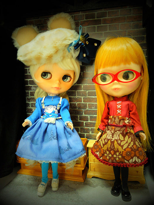 Dress Set (Neo Blythe size) "See you next year" by chic☆rin