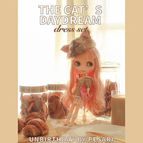 ドレスセット（ネオブライスサイズ）「“The cat’s daydream dress set” 猫の白昼夢のドレスセット」 by Unbirthday by pesari