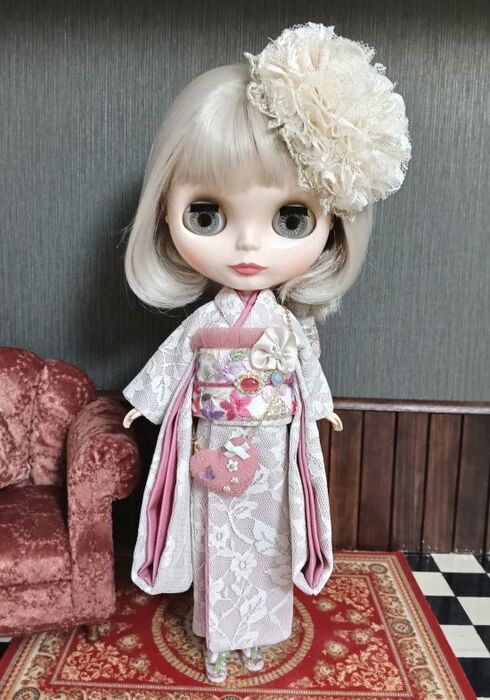 Dress set (Neo Blythe Size) “In Love with Lace” by 夢人屋呉服店 (Yumetoya Gofukuten)