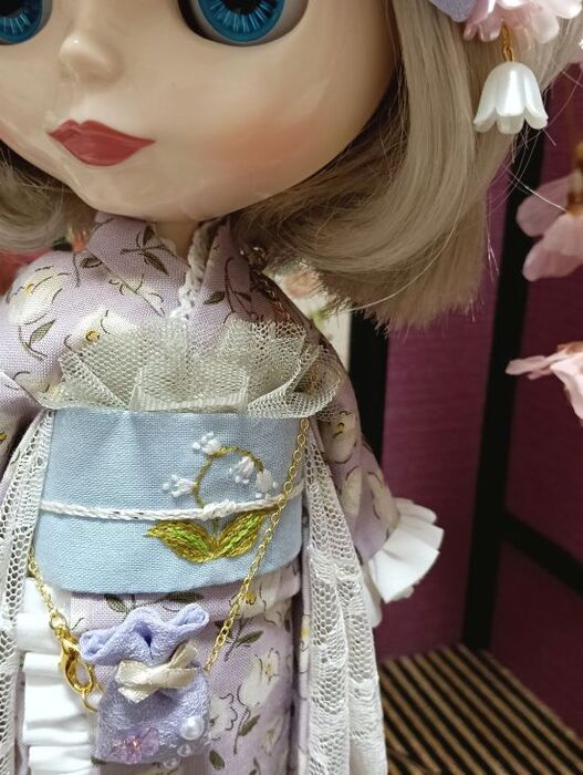 Dress set (Neo Blythe Size) “Lily of the Valley” by 夢人屋呉服店 (Yumetoya Gofukuten)