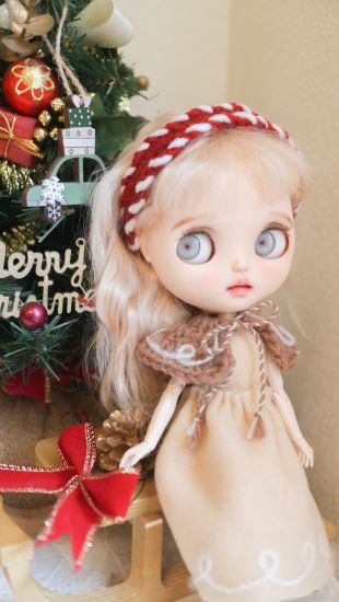 ドレスセット（ネオブライスサイズ）「𝐿𝑎𝑒𝑡𝑖𝑡𝑖𝑎 𝐶𝑜𝑙𝑙𝑒𝑐𝑡𝑖𝑜𝑛 〝Miss Gingerbread〟」by Laetitia