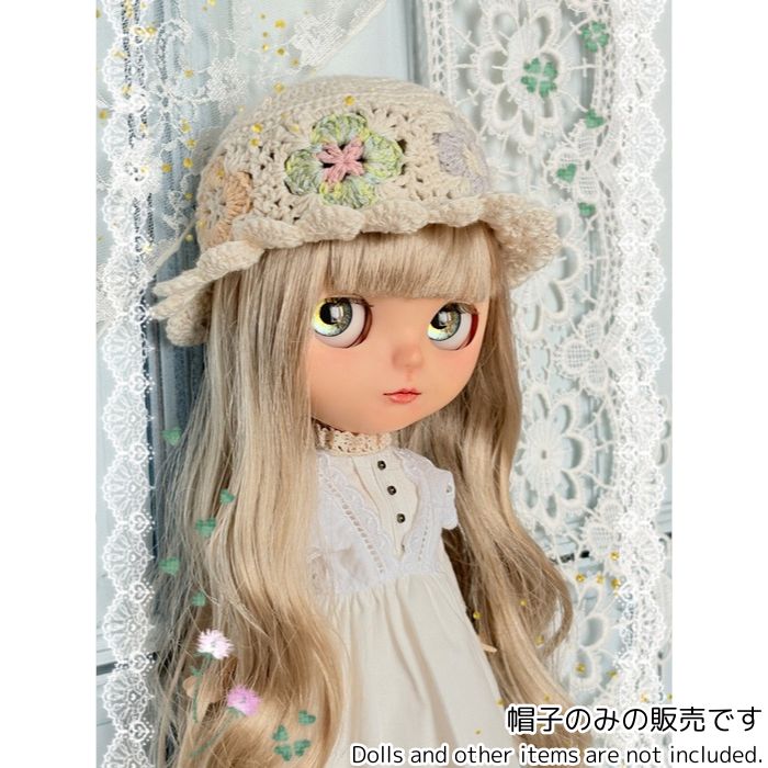 Hat for dolls (Neo Blythe Size) “Flower-Smile Flower Hat” by Roro'sdoll