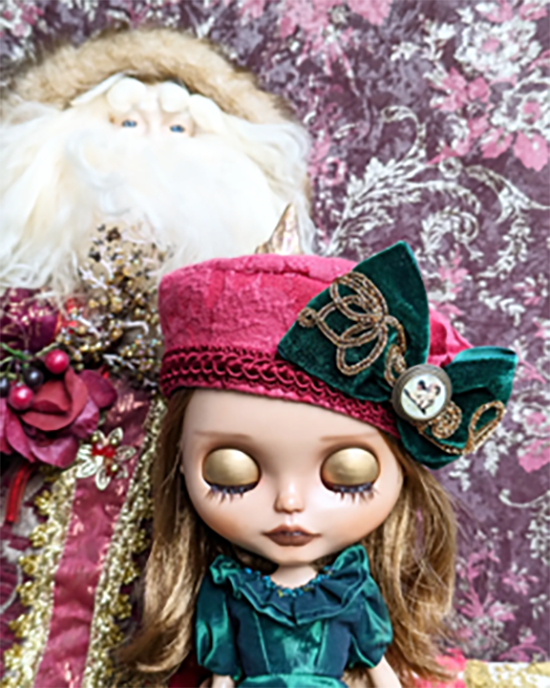 Doll accessories (Neo Blythe size) "Classical beret" by Cat's tail
