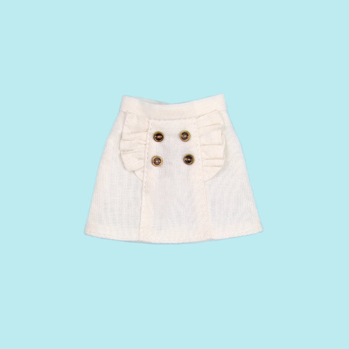 Dear Darling fashion for dolls「デザインミニスカート」ホワイト