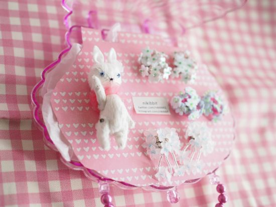 ☆OOAK☆ Plush Toy “Bunny Accessory Set” by nikibbit