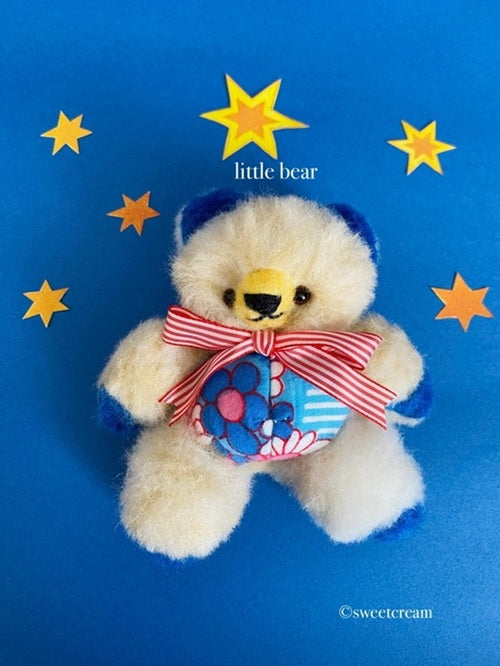 ☆OOAK☆Stuffed toy “Little Bear (brooch) – cream color” by sweetcream