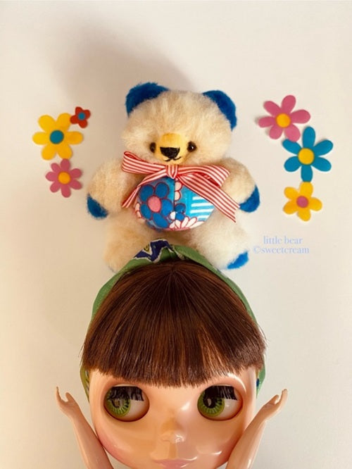 ☆OOAK☆Stuffed toy “Little Bear (brooch) – cream color” by sweetcream