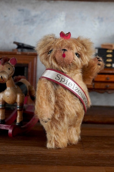 ☆OOAK☆ Plush Toy “Mr. Bear, Toy King” by Tegu & Chiro