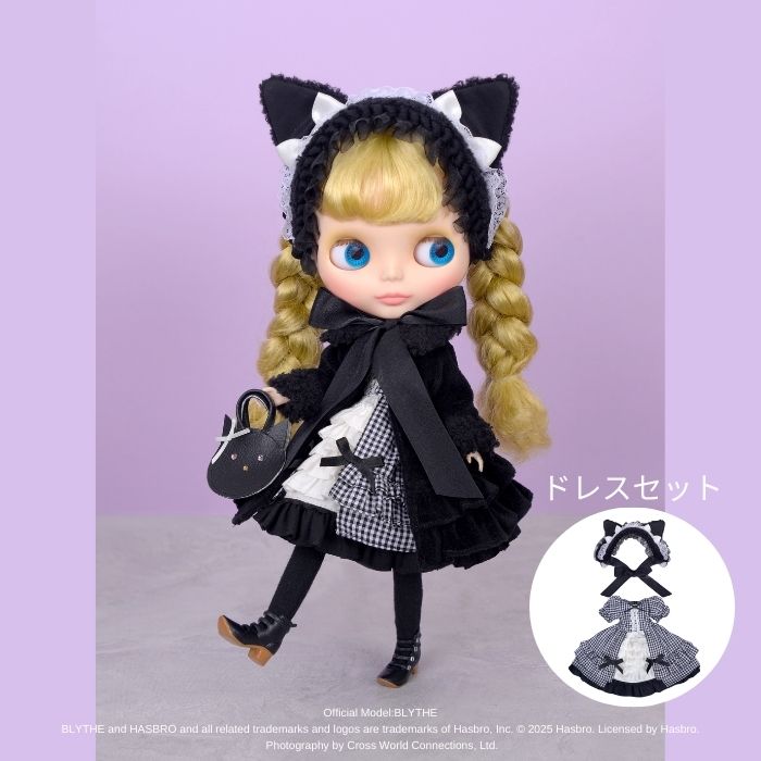 odam02さま Dear Darling fashion for dolls「ねこ耳ヘッドドレス付きドレス