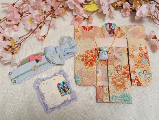 Dress set (Neo Blythe Size) “Spring Flower Kiss” by 夢人屋呉服店 (Yumetoya Gofukuten)