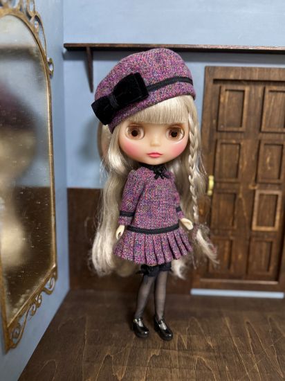 Dress set (Neo Blythe Size) “A Little Grown-Up Look” by Chirimenjako