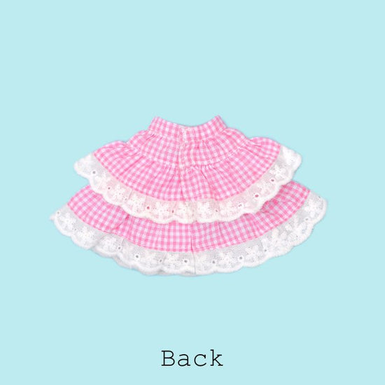 Dear Darling fashion for dolls  "mezzo piano Gingham Check Dress Set "