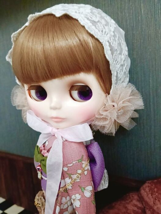 Dress set (Neo Blythe Size) “Sakura Love Chocolat” by 夢人屋呉服店 (Yumetoya Gofukuten)