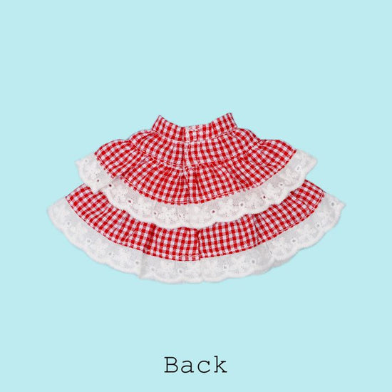 Dear Darling fashion for dolls  "mezzo piano Gingham Check Dress Set "