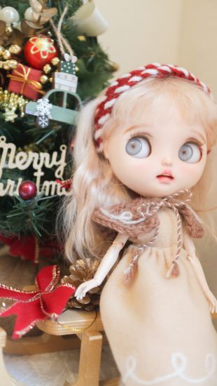 ドレスセット（ネオブライスサイズ）「𝐿𝑎𝑒𝑡𝑖𝑡𝑖𝑎 𝐶𝑜𝑙𝑙𝑒𝑐𝑡𝑖𝑜𝑛 〝Miss Gingerbread〟」by Laetitia