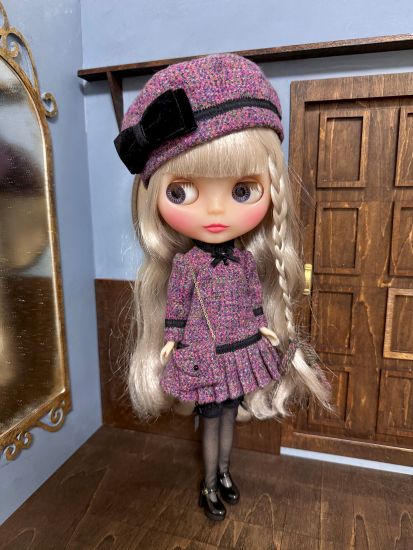 Dress set (Neo Blythe Size) “A Little Grown-Up Look” by Chirimenjako