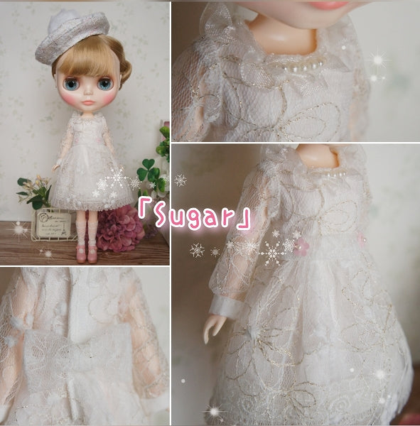 Dress set (Neo Blythe Size) "Sugar" by 庵のてづくりショップ（Ann's handcraft shop）