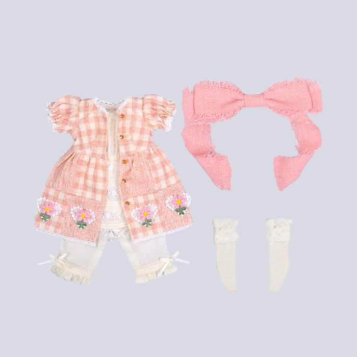 Dear Darling fashion for dolls  "mezzo piano collaboration Patchwork Dress Set"
