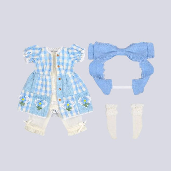 Dear Darling fashion for dolls  "mezzo piano collaboration Patchwork Dress Set"