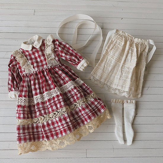 Dress set (Neo Blythe Size) "Chocolat rose tea dress set" by ecru
