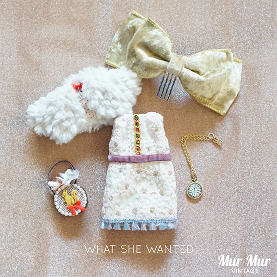 ドレスセット（ネオブライスサイズ）「WHAT SHE WANT」 by mur mur vintage