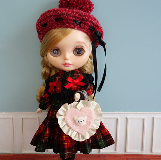 Doll clothes designed by artists插图 Dress set (Neo Blythe Size) "One-piece dress set" by yumiyan