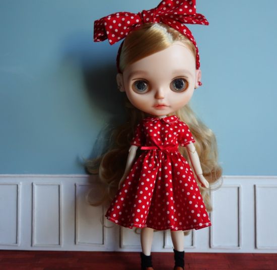 Dress set (Neo Blythe Size) "Populaire (The Typist!)" by Look at me!