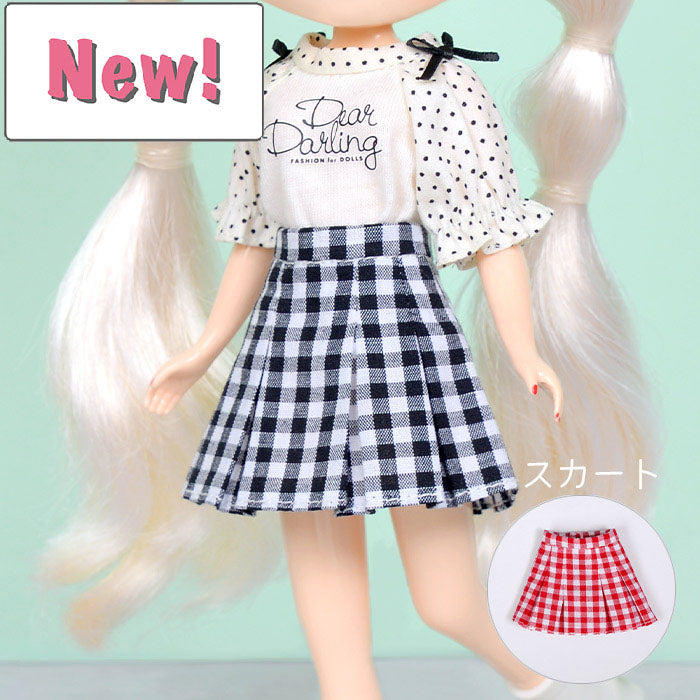 Dear Darling fashion for dolls「ボックスプリーツスカート」