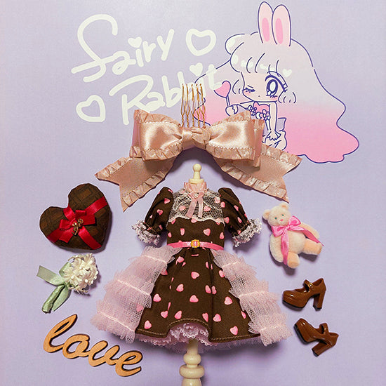 ドレスセット（ネオブライスサイズ）「sweet chocolate♡」by Fairy Rabbit
